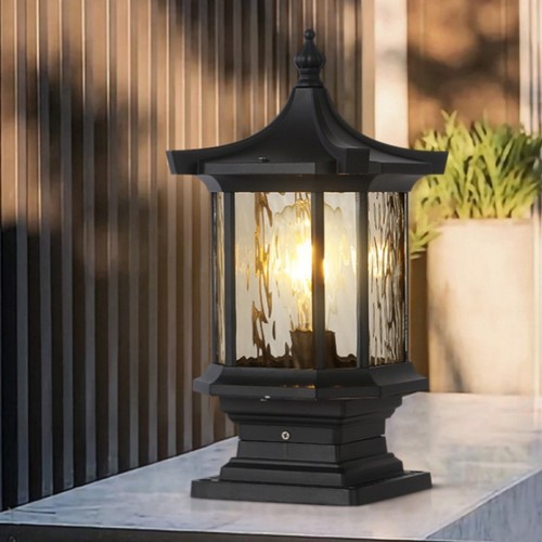 Lampada colonna cortile - a,