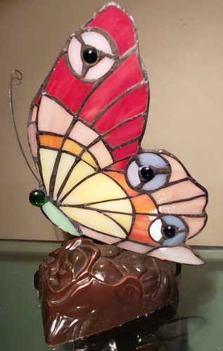 Lampada vetro scorie - lampada, piombo