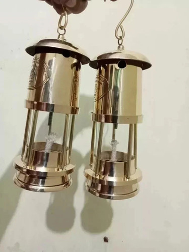 Vintage brass boat lantern - boat,